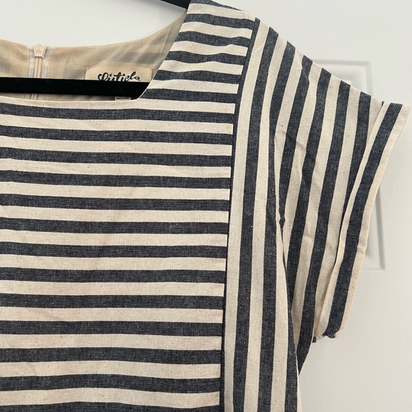 Listicle Striped Babydoll Dress - Picture 2 of 8